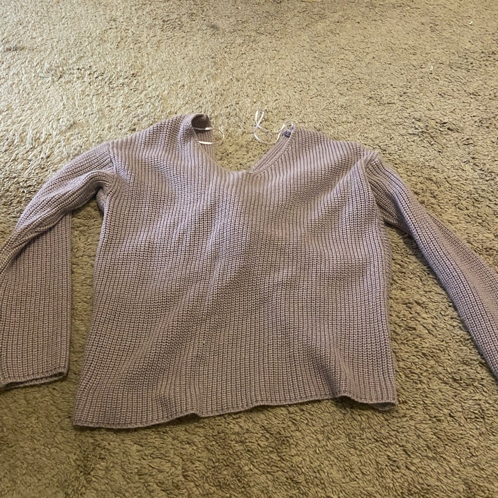 Cozy Knit Sweater in Taupe
